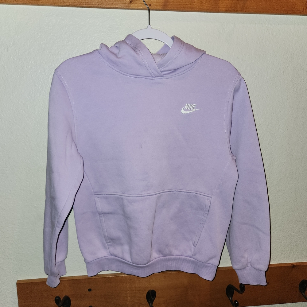 Nike Lavender Girls Large Hoodie